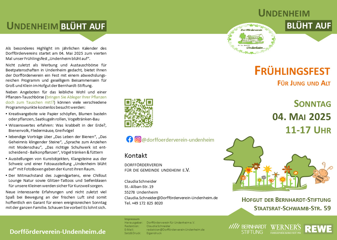 2025 05 Undenheim blüht auf Programm