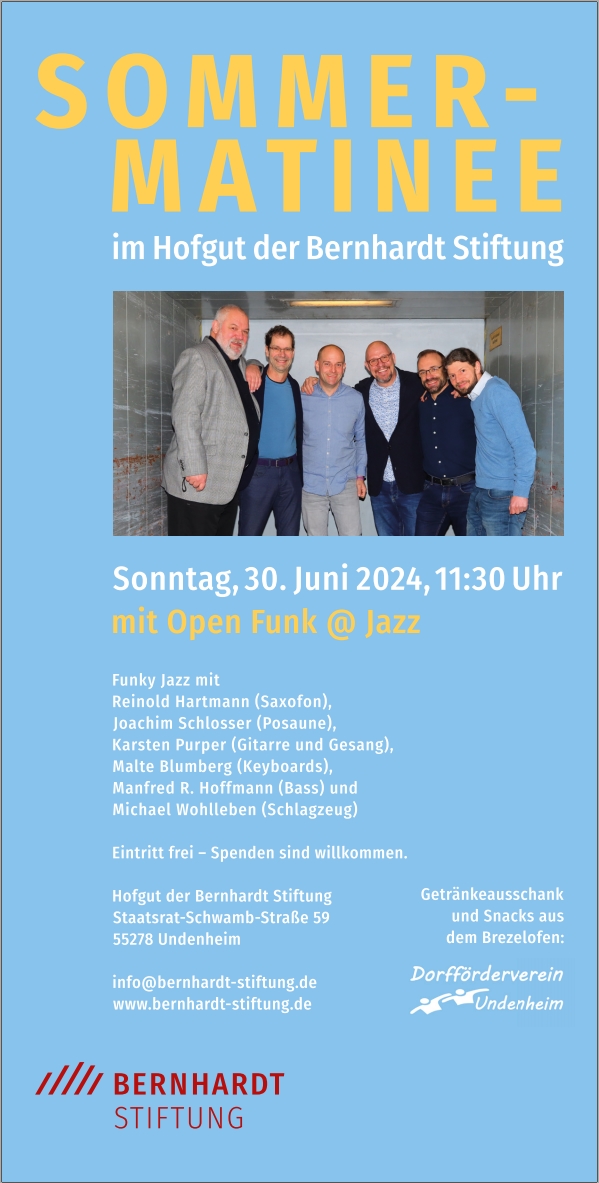 Undenheim Sommermatinee 20240630 Flyer